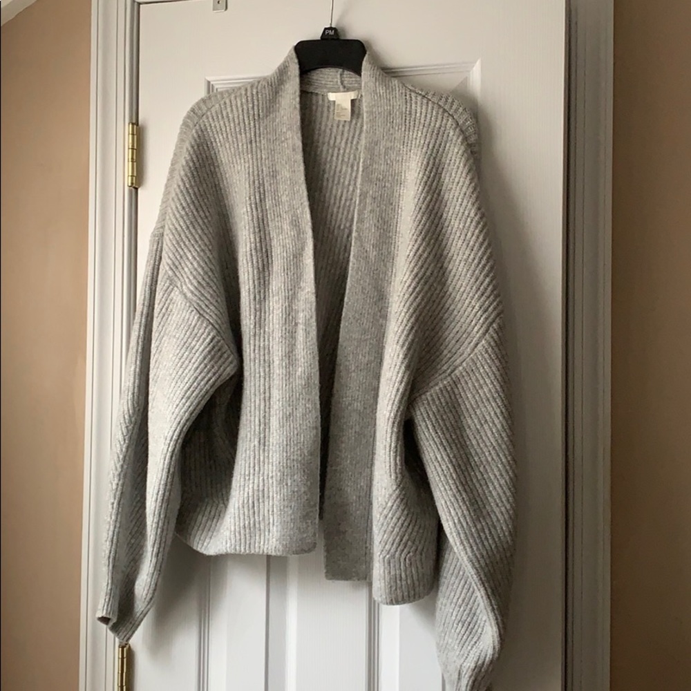 Oversized H&M cardigan sweater